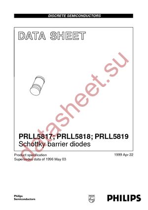 PRLL5818 T/R datasheet  